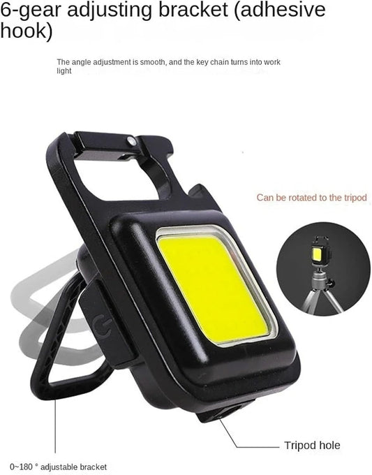 Lampe de travail COB porte-clés